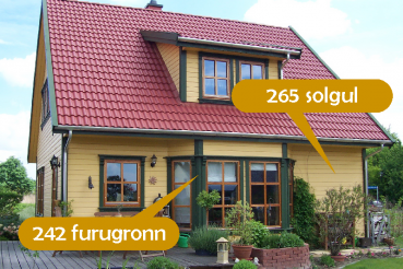 242 furugronn / Holzlasur deckend / 10 Liter